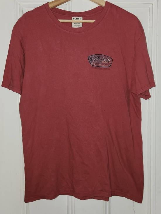 Port and Company Other - Ron Jon tshirt on A Port and Company Tag Mens Rust Red Crewneck Short Sleeve Tee